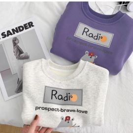 فنيلة مكممة شتوية ذات طابع كرتوني للأطفال الصغار 