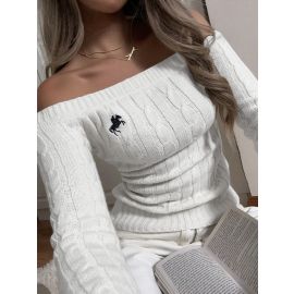 بلوزه نسائي صوفيه باكمام طويله ورقبه مفتوحه