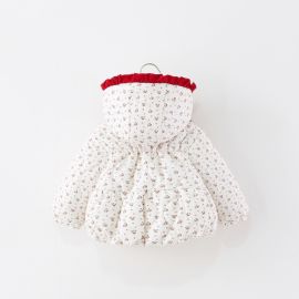 معطف اطفال مبطن مع وشاح وغطاء للراس