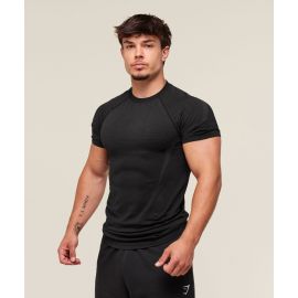تي شيرت رياضي فضفاض بأكمام قصيرة للرجال