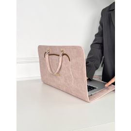 حقيبة لابتوب وردية مثالية بتصميم لطيف للسيدات