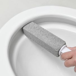 فرشاة تنظيف المرحاض من حجر بمقبض طويل