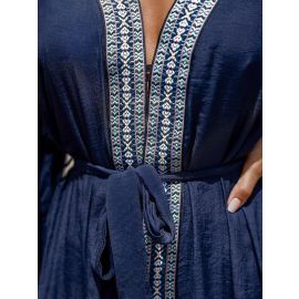 كمينو مزين بالدانتيل للنساء فضفاض