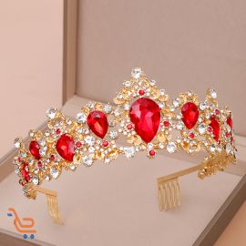تاج زفاف من الكريستال وسبائك الراين