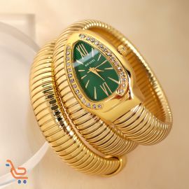ساعة الثعبان بحزام الملتوي للسيدات 