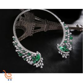 إكسسوار عنق كريستال للنساء