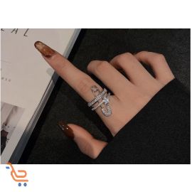 خاتم كريستال نسائي ملفت 