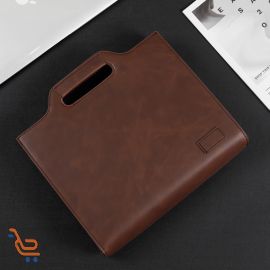 حقيبة يد رجالي للدكاتره وطلاب الجامعه، حقيبة جلد للمستندات واسعه التخزين