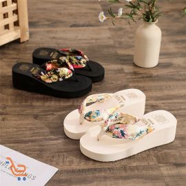 صندل كعب مسطح بنعل سميك، ارتفاع متزايد