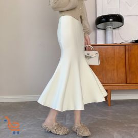تنورة نسائية مخصرة بتصميم فرنسي للسيدات 