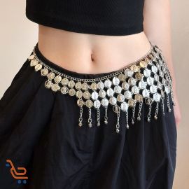 حزام خصر بشراشيب معدنية