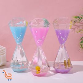 زينة صغيرة على شكل قطرة ماء سائلة على شكل ساعة رملية قطرة زيت تسرب