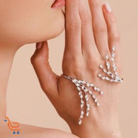 سوار من الزركون بتصميم مفتوح