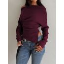 بلوزه نسائي صوفيه باكمام طويله وفتحه جانبيه