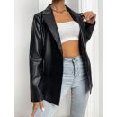 جاكت نسائي من الجلد