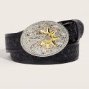 حزام من جلد البولي يوريثان للجنسين 