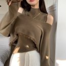 بلوزه نسائي ترندي بفتحات جانبيه