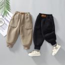 بنطلون قطني بجيوب ساده للاطفال