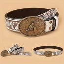 حزام منحوت من سبائك معدني بتصميم عتيق 