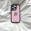 غلاف تلفون بطبعه فلوب صغيره الحجم