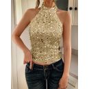 بلوزه نسائي ترتر بدون اكمام