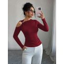 بلوزه نسائي ناعمه باكمام طويله